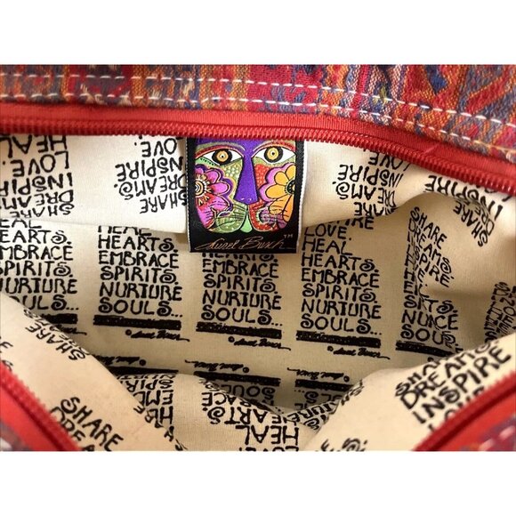 Laurel Burch Cotton Cat Purse Sun N' Sand Spirit Cats - Picture 2 of 13